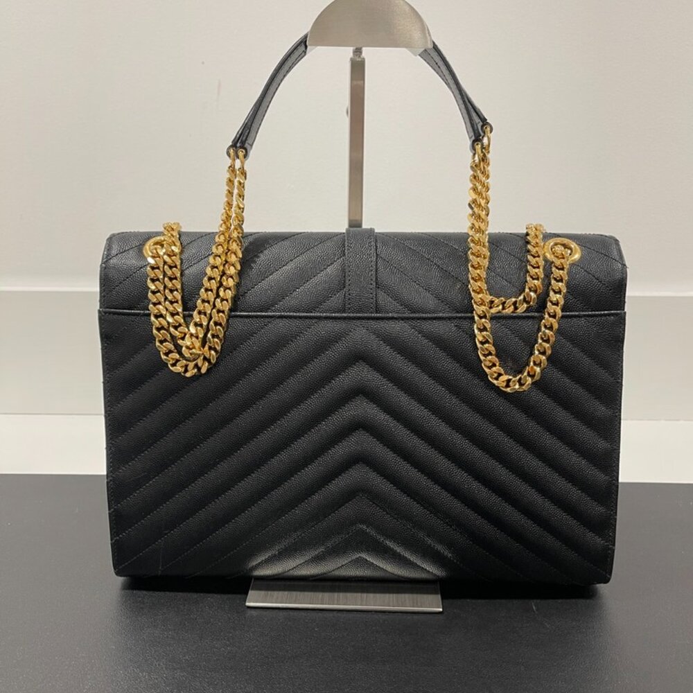 Saint Laurent Large Monogram Matelasse Envelope Shoulder Bag (JB1055) - Picture 2 of 13